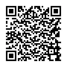 QR-code voor telefoonnummer +16129998412