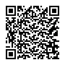 QR kód a telefonszámhoz +16136675595