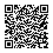 QR-koodi puhelinnumerolle +16138138043