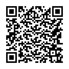 Codice QR per il numero di telefono +16143165757