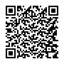 QR-koodi puhelinnumerolle +16143218366