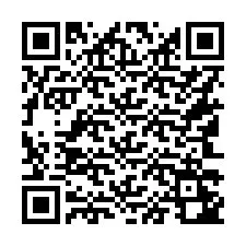 Código QR para número de telefone +16143242648