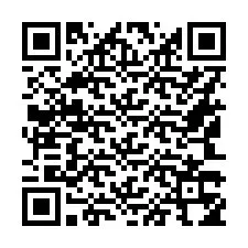 Código QR para número de teléfono +16143354907