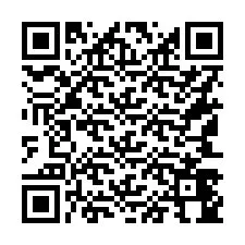 QR-koodi puhelinnumerolle +16143444980