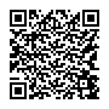 QR-koodi puhelinnumerolle +16143447720