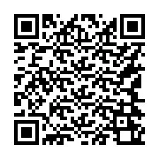 Código QR para número de telefone +16144260020