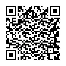 Codice QR per il numero di telefono +16144328642