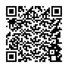 Código QR para número de teléfono +16144840748