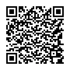 Codice QR per il numero di telefono +16145004314