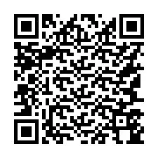 QR код за телефонен номер +16147544134