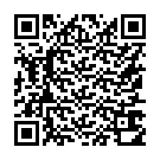 Código QR para número de telefone +16157610886