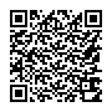 QR kód a telefonszámhoz +16157610887