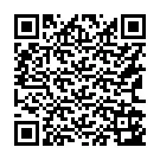 QR-koodi puhelinnumerolle +16162143804