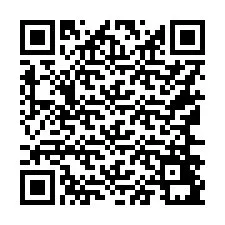 QR код за телефонен номер +16166491668