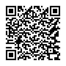 Código QR para número de telefone +16167238231