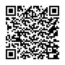 QR kód a telefonszámhoz +16172000013