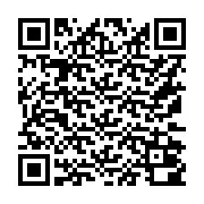 QR Code สำหรับหมายเลขโทรศัพท์ +16172000014