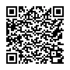 QR kód a telefonszámhoz +16172000017