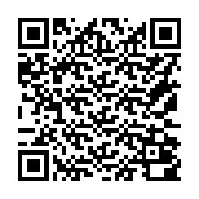 Código QR para número de teléfono +16172000031