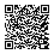 QR-код для номера телефона +16172000033