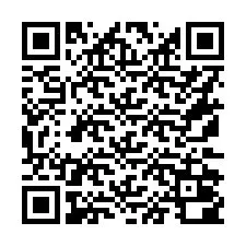 QR код за телефонен номер +16172000040