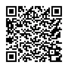 Código QR para número de teléfono +16172000045