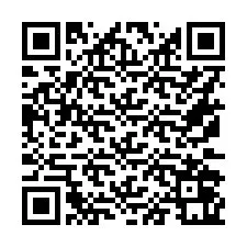 QR код за телефонен номер +16172061913