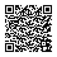 Codice QR per il numero di telefono +16172062842