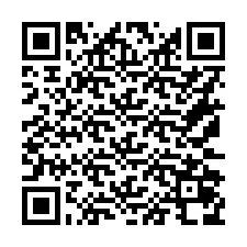 QR код за телефонен номер +16172078131