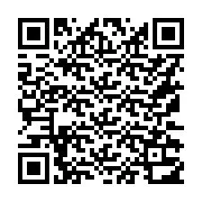 Código QR para número de teléfono +16172312154