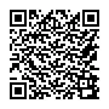 Código QR para número de teléfono +16172992077