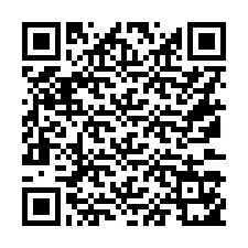 QR Code สำหรับหมายเลขโทรศัพท์ +16173151408