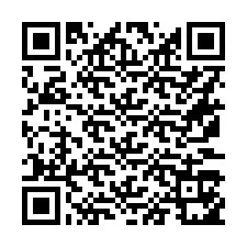 QR-kood telefoninumbri jaoks +16173151882