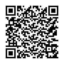 QR код за телефонен номер +16173151883