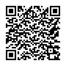 QR код за телефонен номер +16173220437