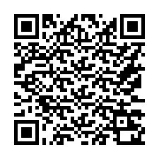 Código QR para número de teléfono +16173220439