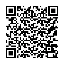 Código QR para número de telefone +16173220851