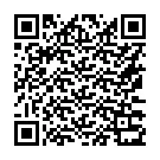 QR-koodi puhelinnumerolle +16173331256