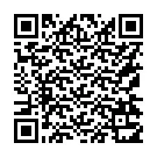 Código QR para número de teléfono +16174311520