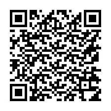 Código QR para número de telefone +16174314842