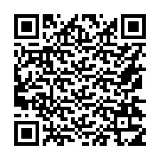 QR-code voor telefoonnummer +16174315557