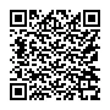 Codice QR per il numero di telefono +16174339394