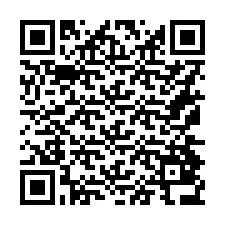 QR код за телефонен номер +16174836665