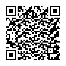 Código QR para número de teléfono +16175811071