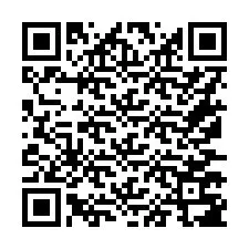 Codice QR per il numero di telefono +16177787399