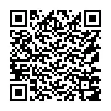 電話番号のQRコード +16177787620