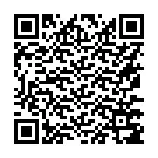 Código QR para número de teléfono +16177787652