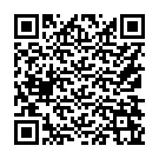 Código QR para número de telefone +16178265489