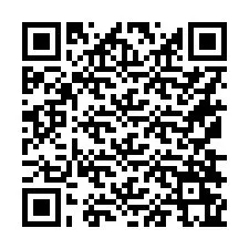 QR-код для номера телефона +16178265672