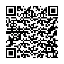 Código QR para número de teléfono +16178265675